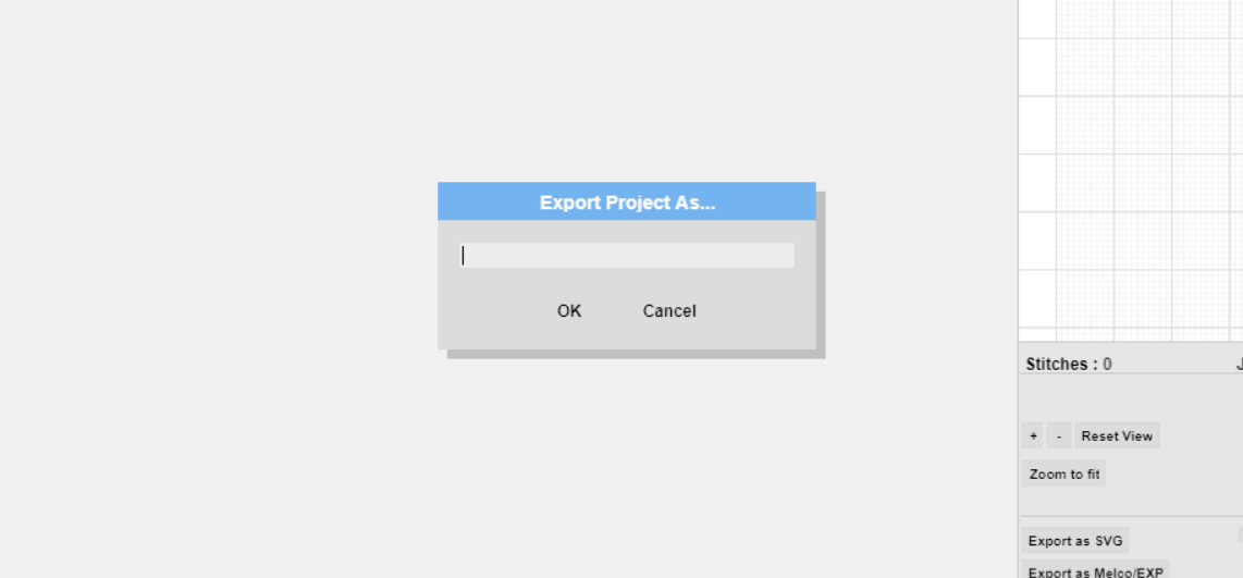 Naming Exported Project