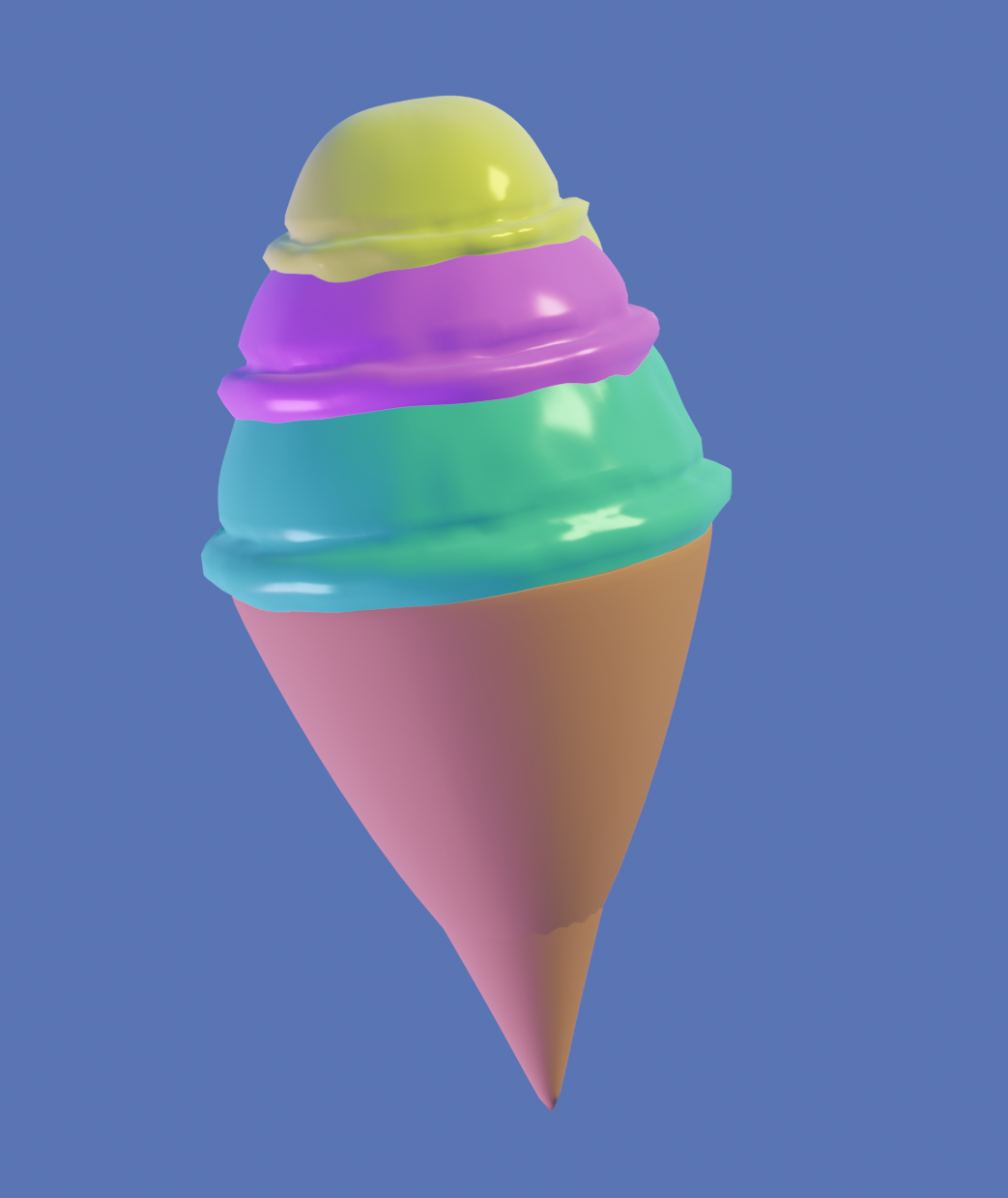 Blender 3D Ice Cream Modeling Tutorial - Quick and Easy - Blender 3D  Tutorial 